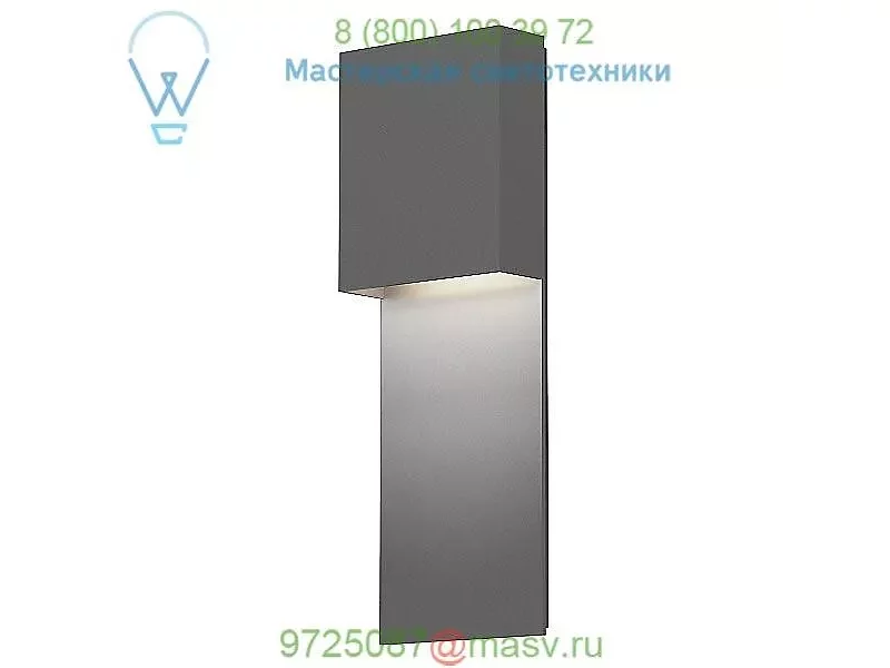 SONNEMAN Lighting Flat Box Indoor/Outdoor LED Panel Sconce 7106.72-WL, уличный настенный светиль