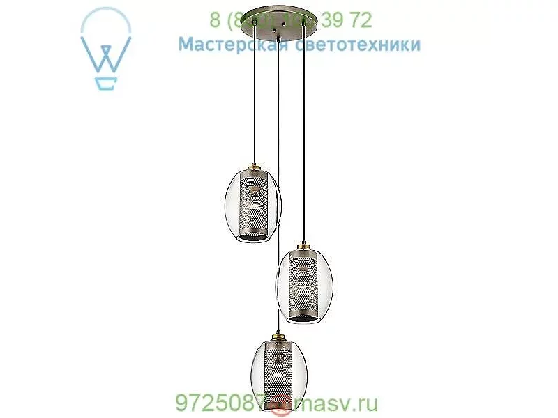 Asher Multi-Light Pendant Light  Kichler, светильник