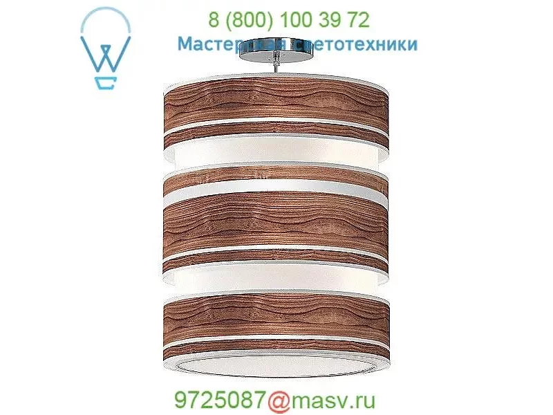 Jefdesigns Tile 1 Triple Tiered Pendant Light jd_Tile1_Ebony_Lena16, светильник