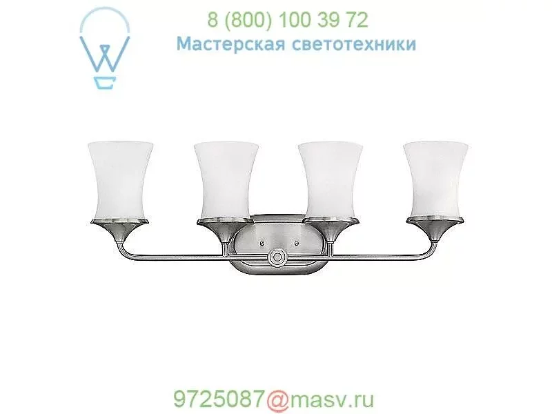 51804PN Hinkley Lighting Thistledown 4 Light Bath Light, светильник для ванной