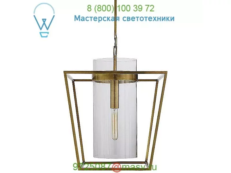 S 5167HAB-CG Presidio Lantern Pendant Light Visual Comfort, светильник