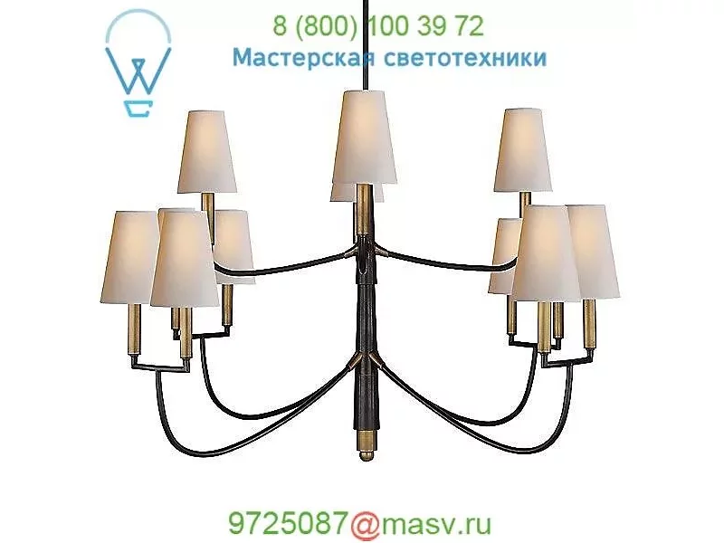 Farlane 2-Tier Chandelier Visual Comfort TOB 5017AN-NP/RT, светильник