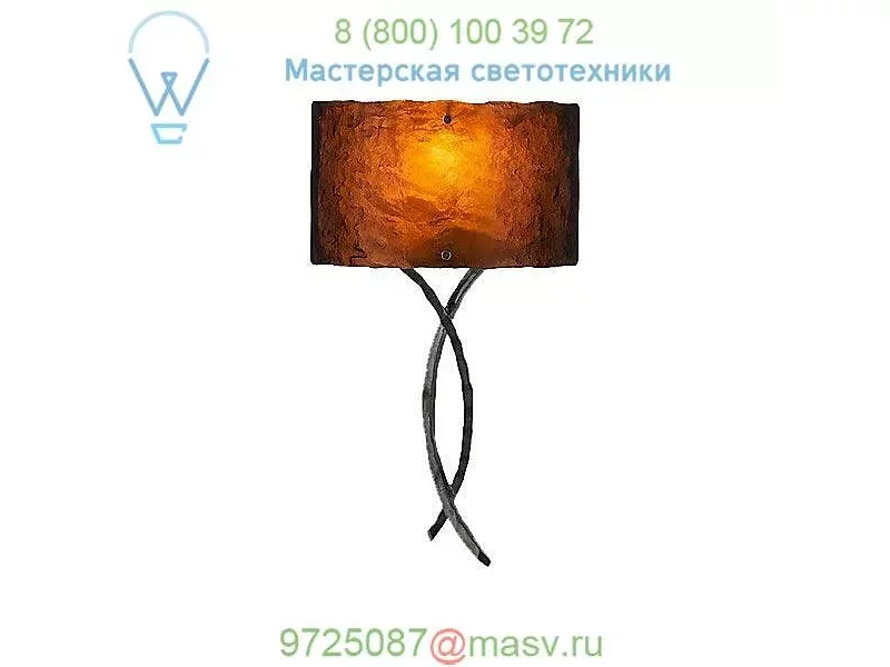CSB0032-0C-RB-SG-G2 Hammerton Studio Ironwood Twist Glass Wall Sconce, настенный светильник