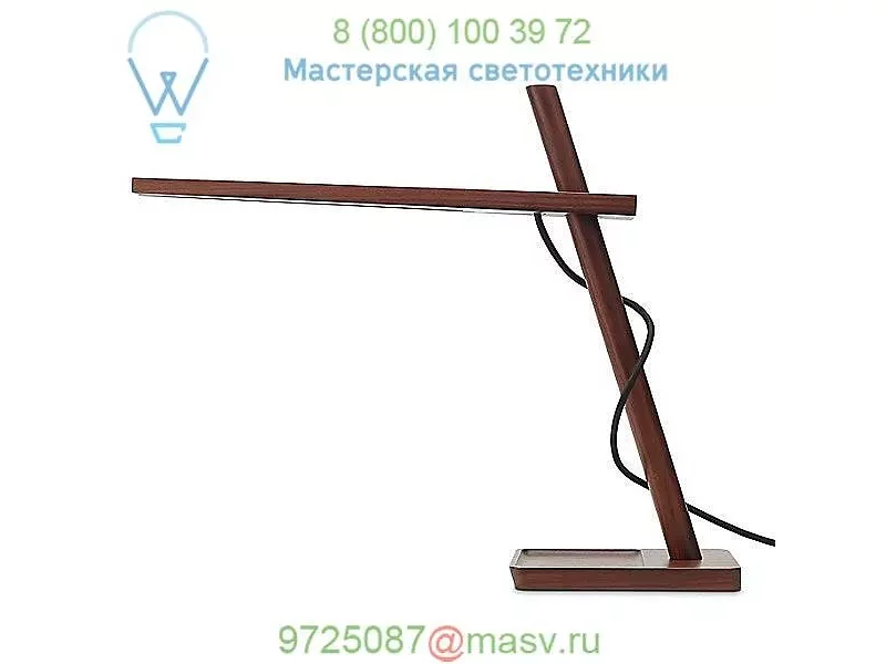 CLAM MINI WHT OAK Pablo Designs Clamp Mini Table Lamp, настольная лампа