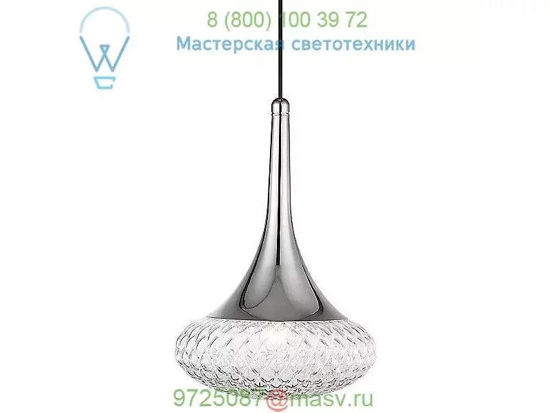 Mitzi - Hudson Valley Lighting Bella Wide Mini Pendant Light H114701C-PN, подвесной светильник