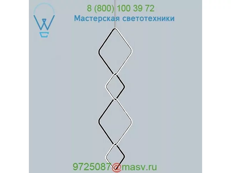 Arrangements Square Large Four Element Suspension  FLOS, светильник