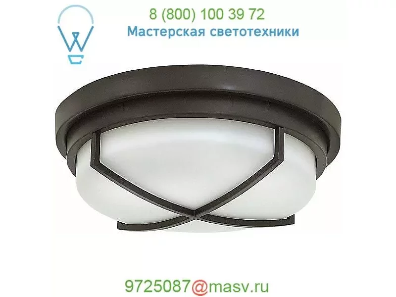 Halsey Flush Mount Ceiling Light Hinkley Lighting 4381BN, светильник