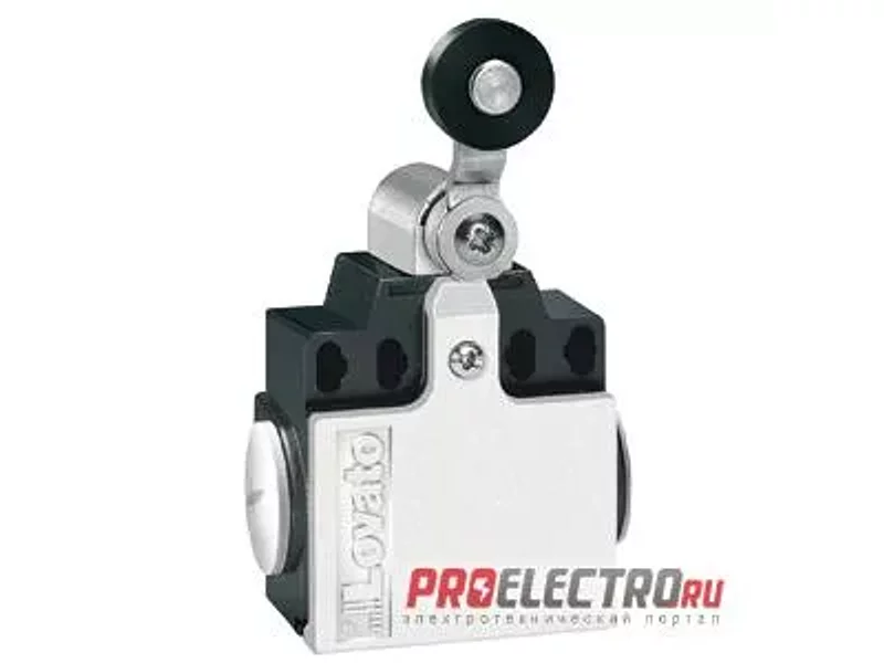 KNE1S11 Концевой выключатель с пласт. роликом, 1NO+1NC, LOVATO Electric