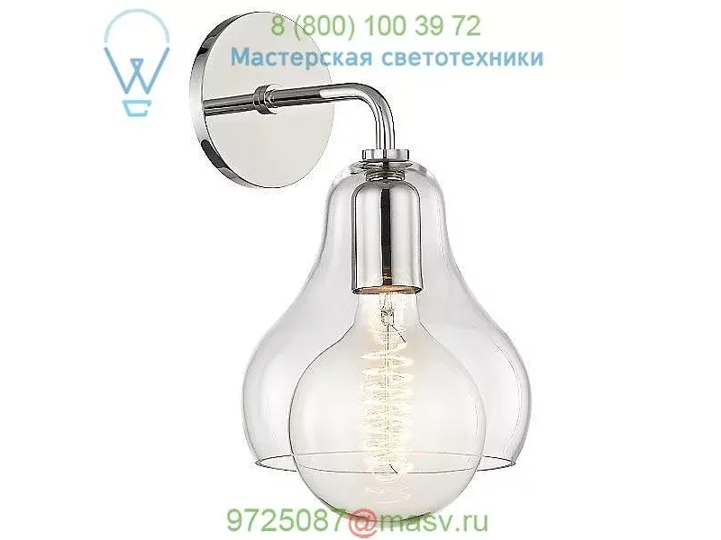 H104101S-AGB Sadie Wall Sconce Mitzi - Hudson Valley Lighting, настенный светильник