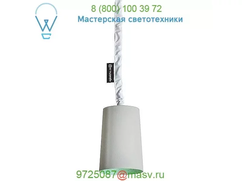 In-Es Art Design PAINT CEMENTO GREY/WHITE Paint Cemento Pendant Light, светильник