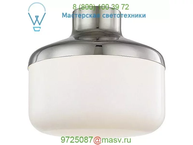 Mitzi - Hudson Valley Lighting H144501S-AGB Livvy Flush Mount Ceiling Light, светильник