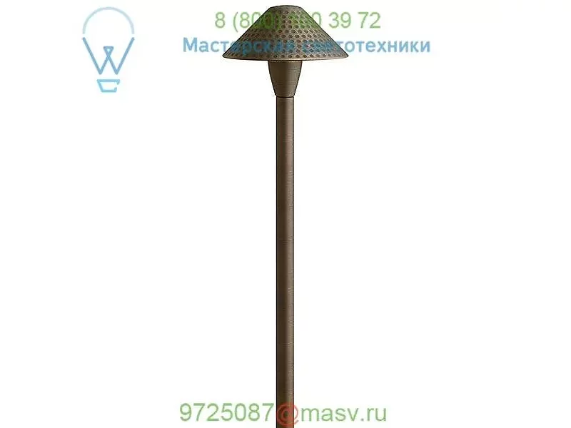 16010MZ Hinkley Lighting Hardy Island Hammered Path Light, ландшафтный светильник