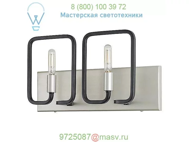 317B02SOCB Varaluz Rectangulo Vanity Light, светильник для ванной