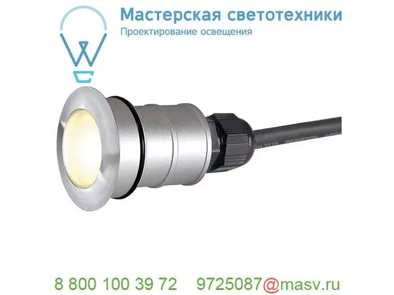228332 SLV POWER TRAIL-LITE ROUND светильник встраиваемый IP67 350мА 1.4Вт c LED 3000К, 45лм, 60