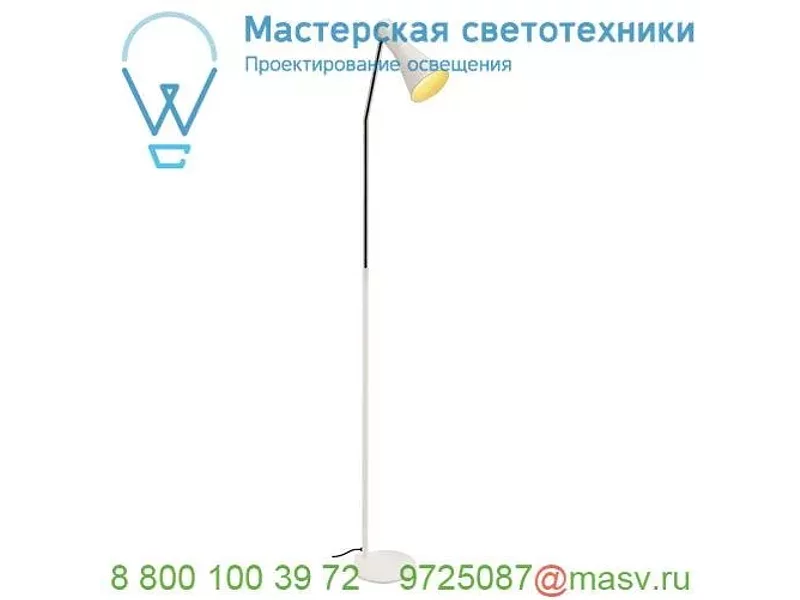 146011 SLV PHELIA FL светильник напольный для лампы E27 23Вт макс., белый