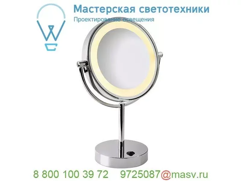 149792 SLV VISSARDO TL настольное косметическое зеркало с подсветкой LED 5.71Вт, 3000К, 130лм, х