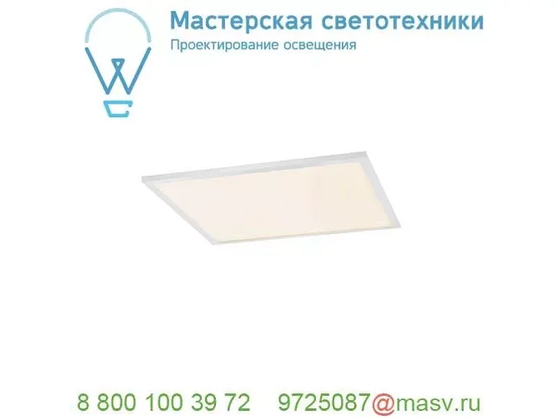 1001251 SLV  VALETO®, PANEL 62x62 светильник встраиваемый 43Вт с LED 2700-6500К, 3200-3600лм