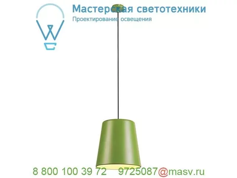 165515 SLV TINTO светильник подвесной для лампы E27 60Вт макс., папоротниковый (RAL6025)