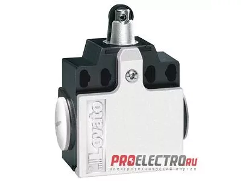 KNB2L20 Концевой выключатель, нажимной толкат. с роликом, 2NO, LOVATO Electric