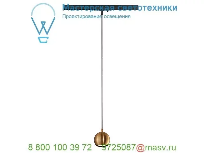 144029 SLV 1PHASE-TRACK, LIGHT EYE 90 PD светильник подвесной для лампы GU10 5Вт макс. (!), медь