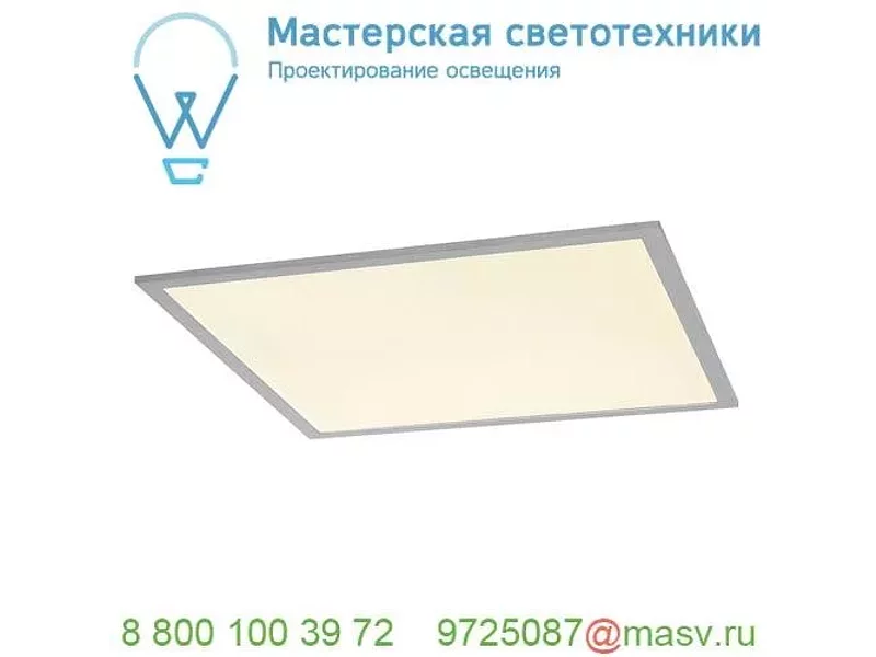 158833 SLV I-VIDUAL LED PANEL 62x62 свет-к встраив., прочная рама, с LED 35Вт, 3000К, 3450лм, бе