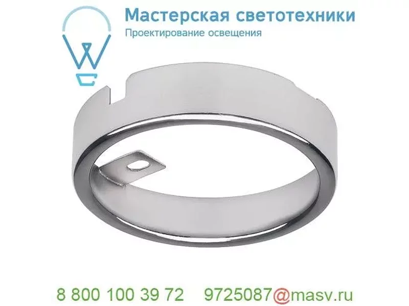 112182 SLV DL 126 LED, корпус накладного монтажа, круглый, хром