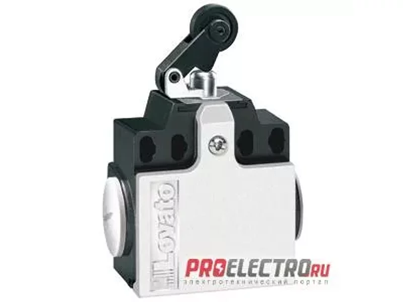 KNC1S02 Концевой выключатель с пласт. роликом в центре, 2NC, LOVATO Electric