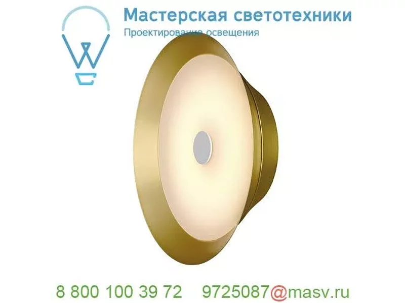1000745 SLV BATO 35 LED CW светильник накладной 15Вт с LED 2500К, 1050лм, 100°, латунь