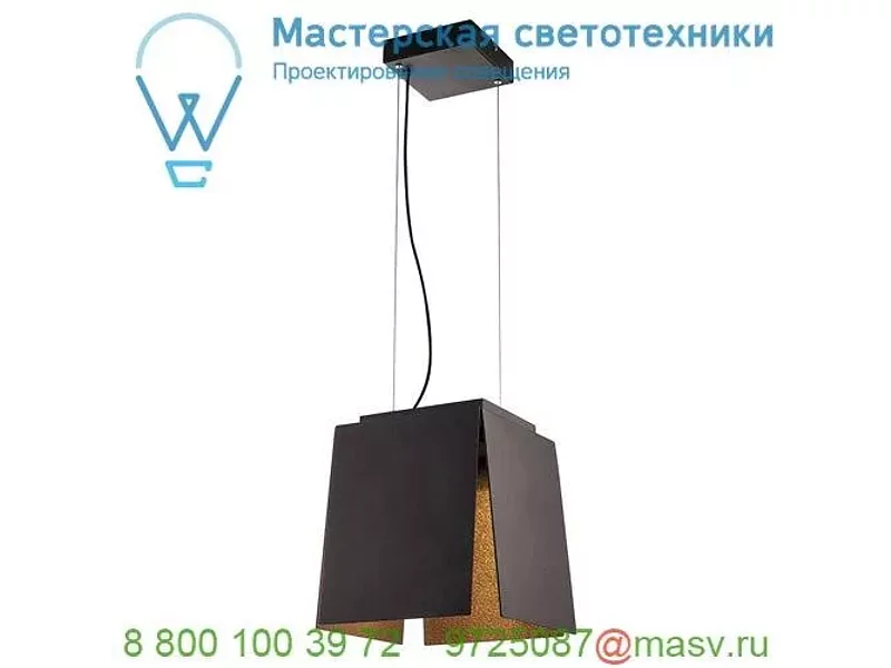 155960 SLV AVENTO 30 PD светильник подвесной 15Вт с LED 3000К, 660лм, черный/ золото