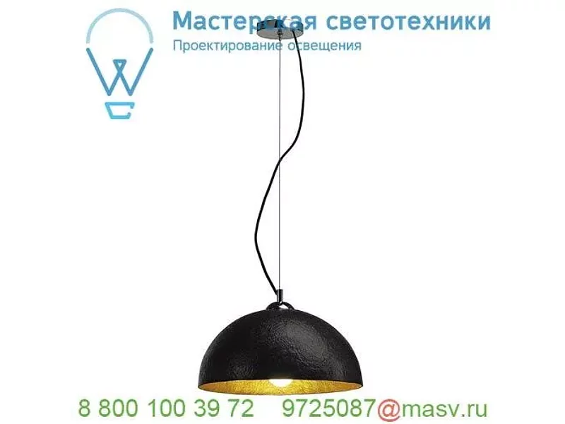 155510 SLV FORCHINI 40 PD светильник подвесной для лампы E27 40Вт макс., черный/ хром/ золото