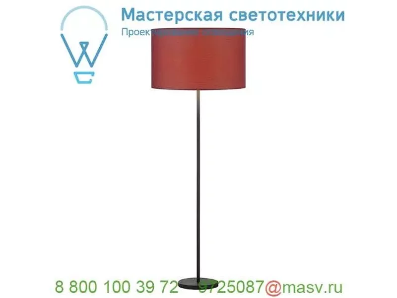 155790 SLV FENDA, светильник напольный для лампы E27 60Вт макс., шток, без абажура, черный