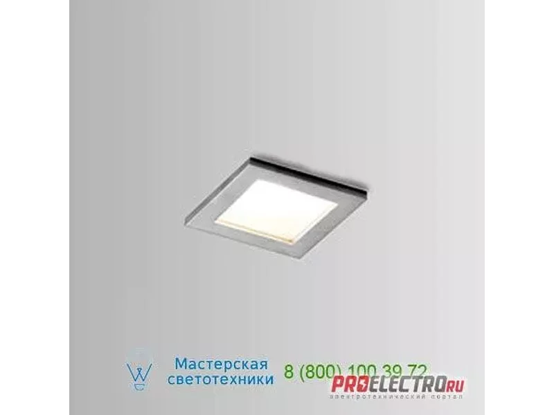 Wever&Ducre 114281W4 LUNA SQUARE 1.0 LED 3000K W, встраиваемый светильник