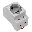 Schuko TS35 Штепсельная розетка электрического шкафа - 8734580000, Weidmuller