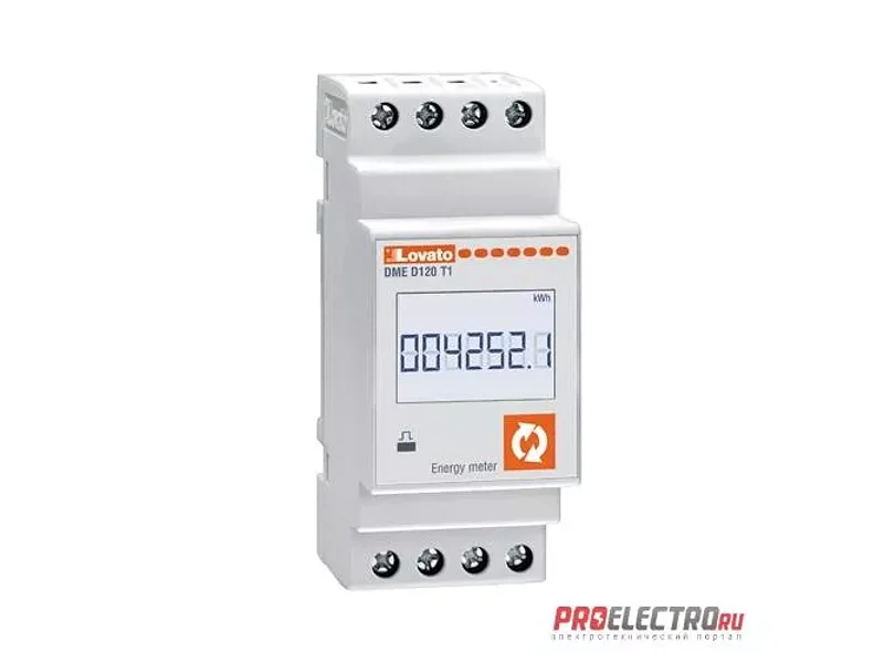 DMED120T1MID Цифровой однофазный счетчик энергии, 63А, Lovato Electric