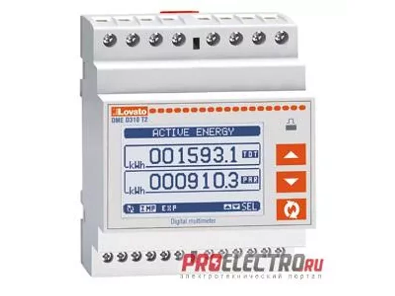 DMED310T2 Цифровой трехфазный счетчик энергии, Lovato Electric
