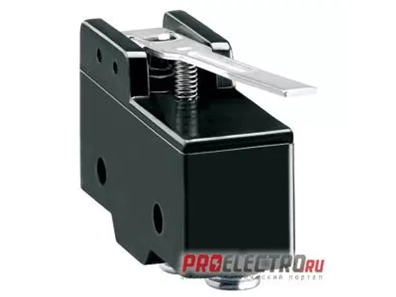 KSL2V Микровыключатель с плоским рычагом длиной 54мм, 1NO+1NC, Lovato Electric