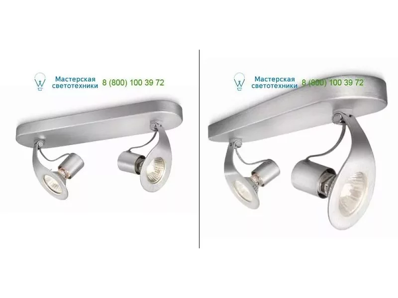 Philips 555224816 alu, накладной светильник > Spotlights