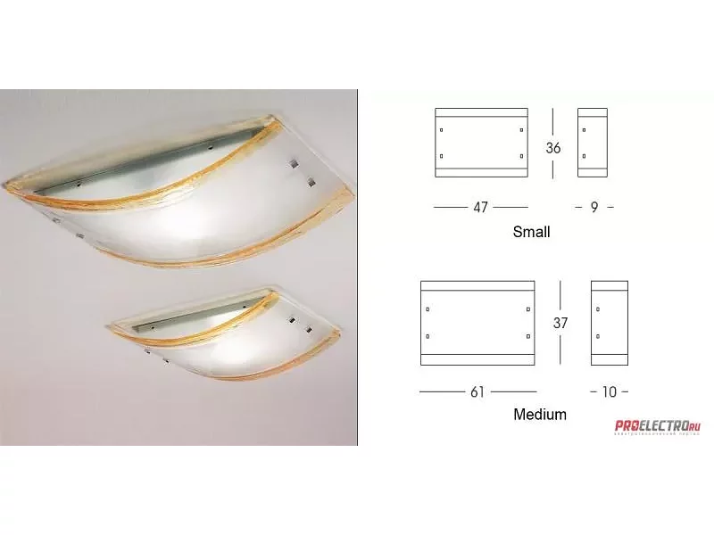 Linea Light AMBRA/CRISTALLO Ceiling/Wall Light светильник, Depends on lamp size