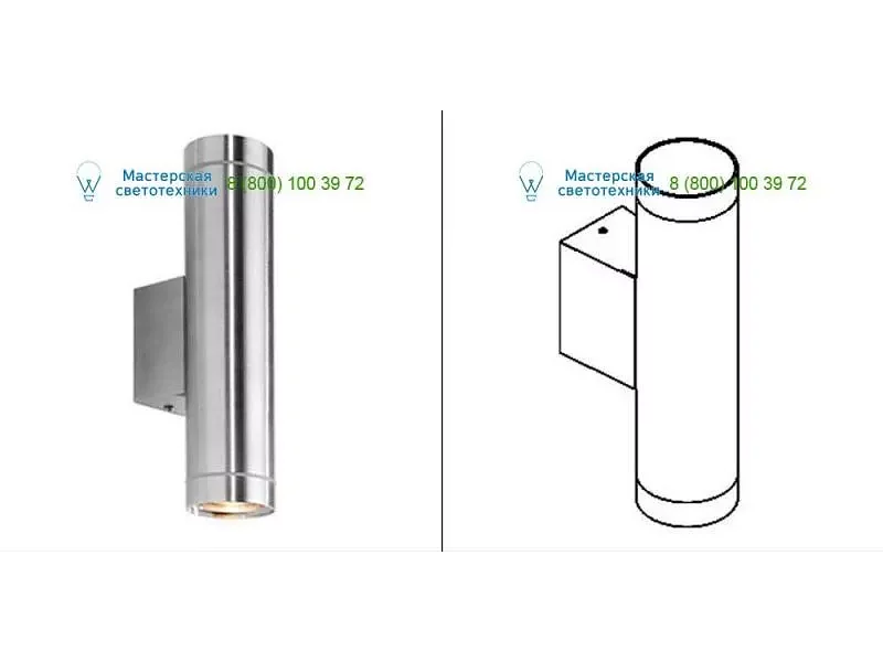 PSM Lighting W717.36 alu grey, Outdoor lighting > Wall lights > Surface mounted > Up an