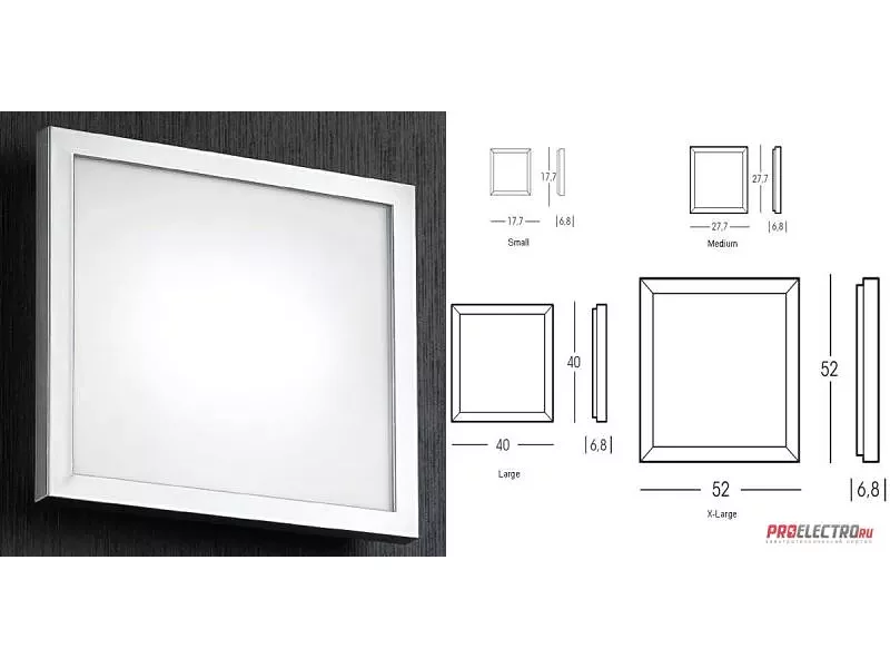 Светильник FRAME 2 Wall Light Linea Light, Depends on lamp size