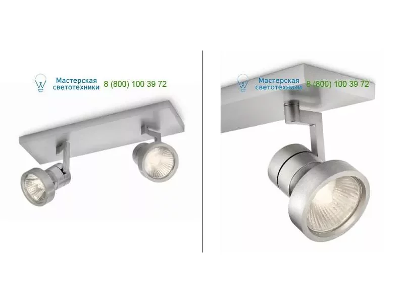 Philips 530324816 alu, накладной светильник > Spotlights