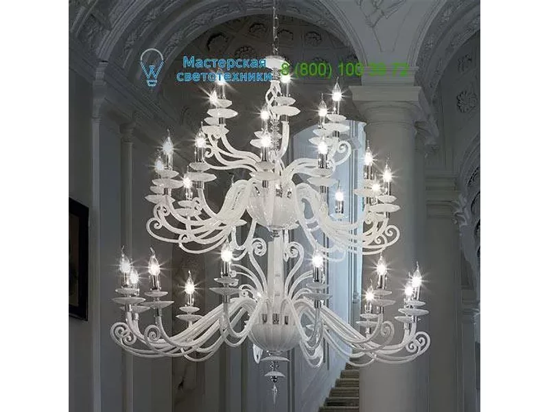 ALICANTE WHITE L12+12+6 Euroluce lampadari , Люстра
