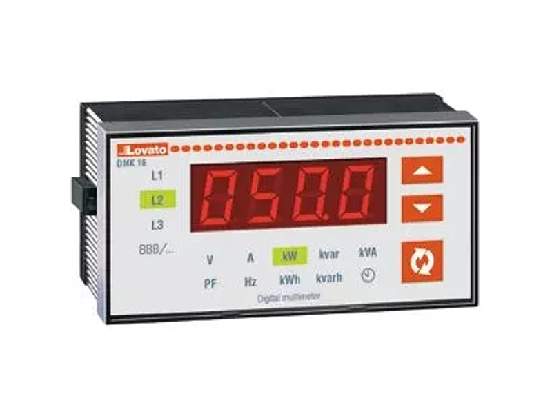 DMK 16 Цифровой трехфазный мультиметр, LED, 96x48мм, Lovato Electric