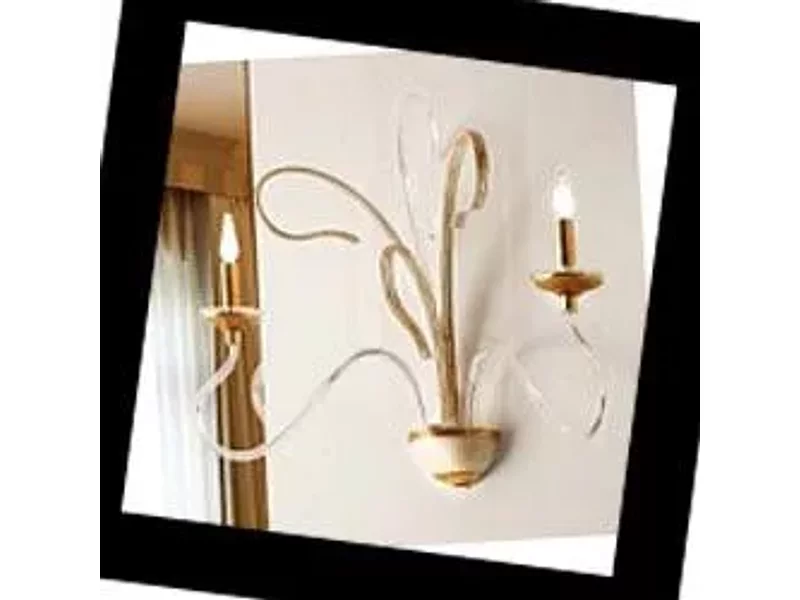 1878/A2 Bianco oro Masca Deco, Бра