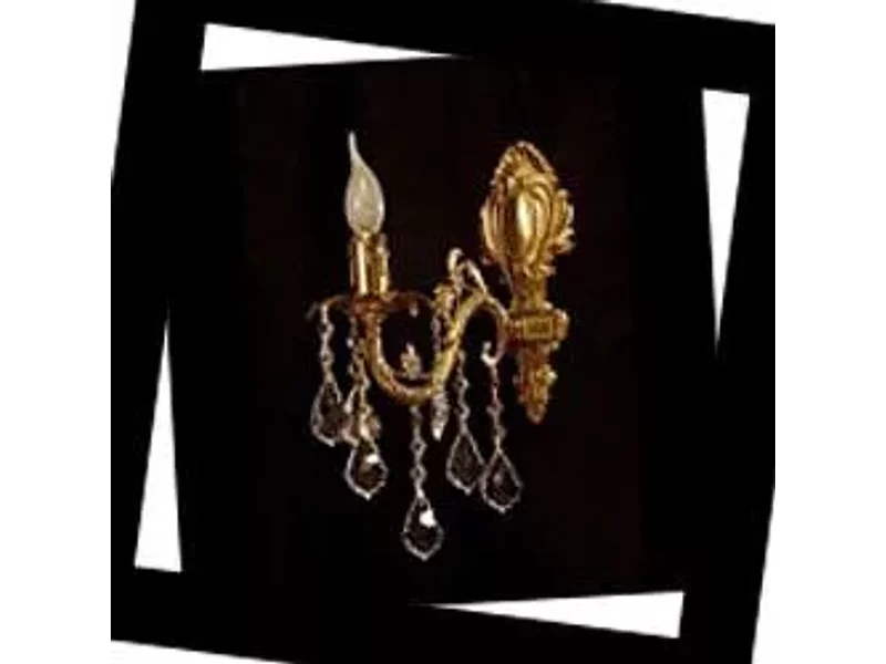 Brizzi GRANADA V 2118/1 AB Leaf crystal, Бра