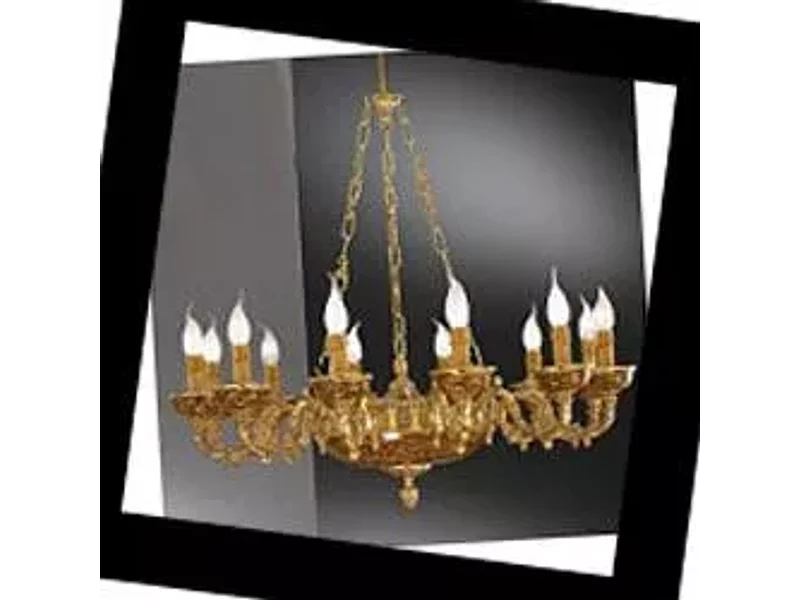 Nervilamp 875/12 French Gold 875, Люстра
