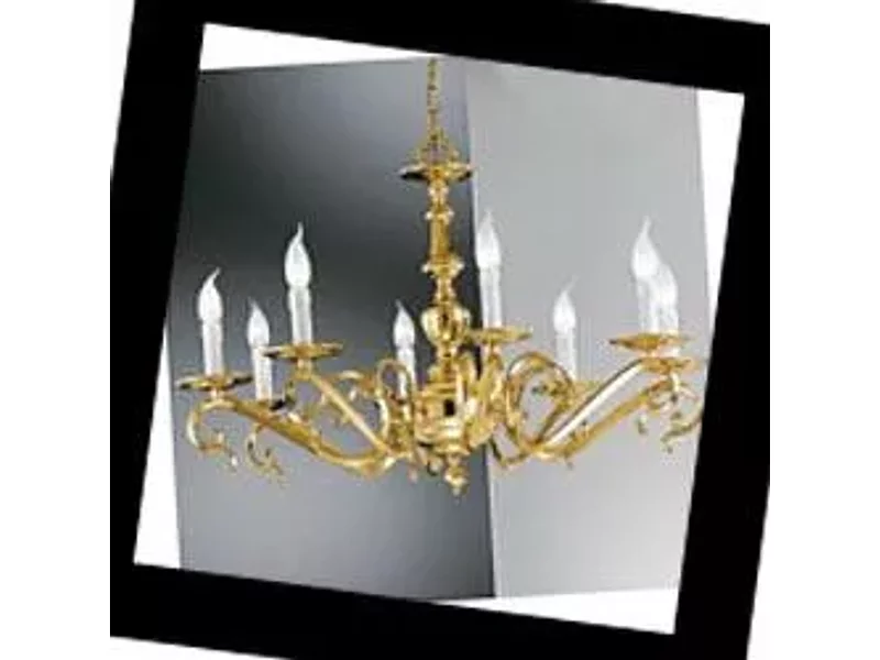 7053 7053/8 Gold Plated Nervilamp, Люстра