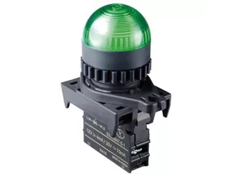 L2RR-L1GL Контрольная лампа куполовидная, LED 100-220VAC, зеленая, A5550009664