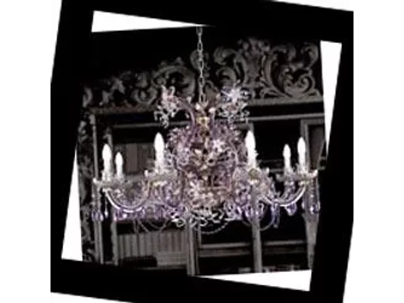 Mechini 257 L257/8 Silver, violete, Люстра