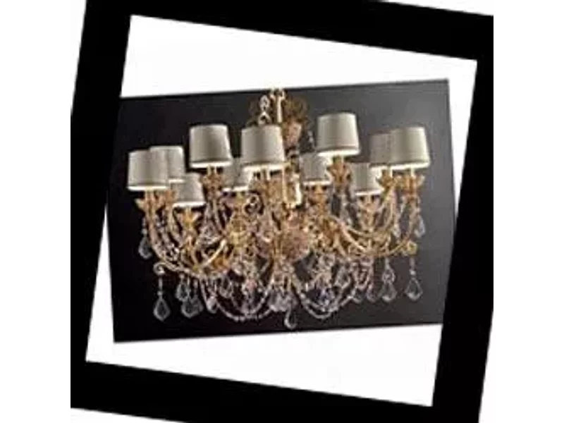 Gold Imperial/12 Asfour crystal Masiero Luxury Imperial, Люстра